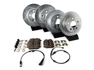 Powerstop Z23 Evolution Sport Performance Front & Rear Brake Service Kit 