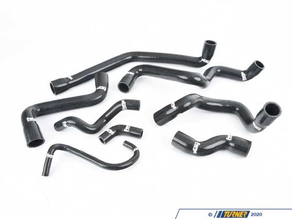 Forge MINI R55 to R59 Forge Silicone Coolant Hose Set Black - Set Of 8 FMKCR56