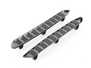 Acexxon Horizontal Slat Rear Reflectors, Matte Black - F87 M2