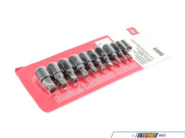 Lisle Extractor Set Stripped Screw 10 Pc. LIS61980