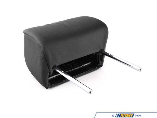 Genuine BMW Headrest Leather - Black - E46 52208255032