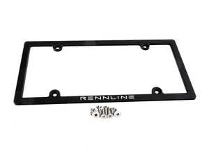 Billet License Plate Frame - Black