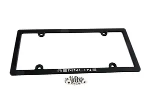 Billet License Plate Frame - Black