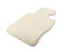 Genuine BMW Floor Mat Velours Driver Side - Oyster - F30, F31, F34 51477332096 View 1
