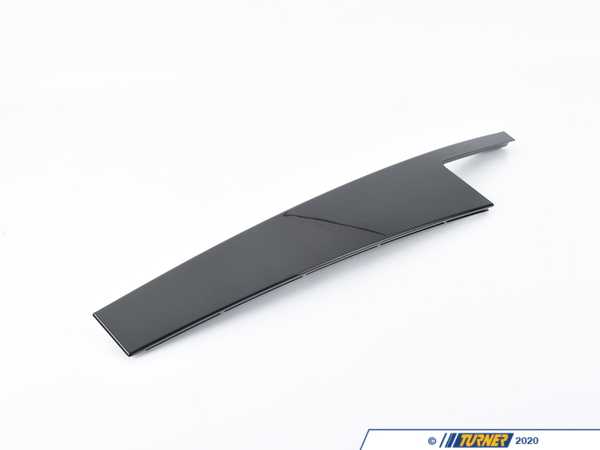 Genuine BMW Column B Cover - Door - Rear Left - Gloss Black - F90, G30 51357390139