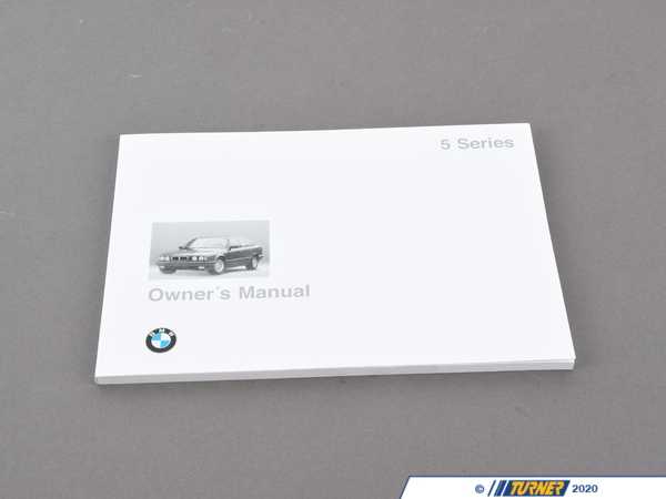 Genuine BMW Owner's Handbook - E34 01479788267
