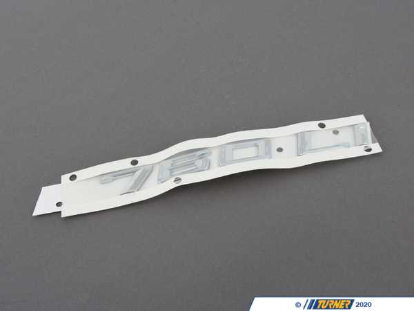 Genuine BMW Model Emblem - 760Li - F02 51147187127