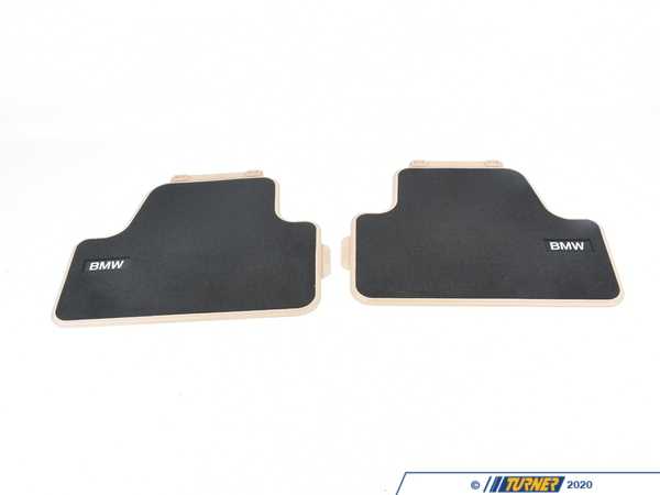 Genuine BMW Genuine BMW Floor Mats, Textile, Rear Modern - 51472350517 - F33,F83 51472350517