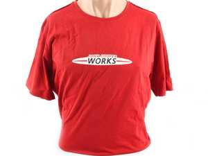 MINI JCW MEN'S Logo T Shirt Logo Chili Red - XL