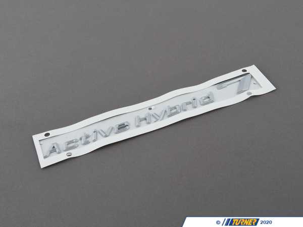 Genuine BMW Genuine BMW Rear Lettering -Active Hybrid- - 51147346551 51147346551
