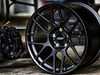 APEX Wheels APEX Forged ARC-8R 18x8.5 ET35/ 18x9.5 ET22 Staggered Wheel Set - Satin Black - (NO LONGER AVAILABLE) ARC8R1885H95SBKT View 2