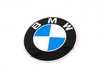 Genuine BMW Wheel Emblem - Adhesive Backed - 64.5mm  36136767550 View 5