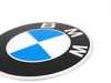 Genuine BMW Wheel Emblem - Adhesive Backed - 64.5mm  36136767550 View 6