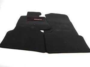 Genuine BMW Carpeted Floor Mat Set - Black