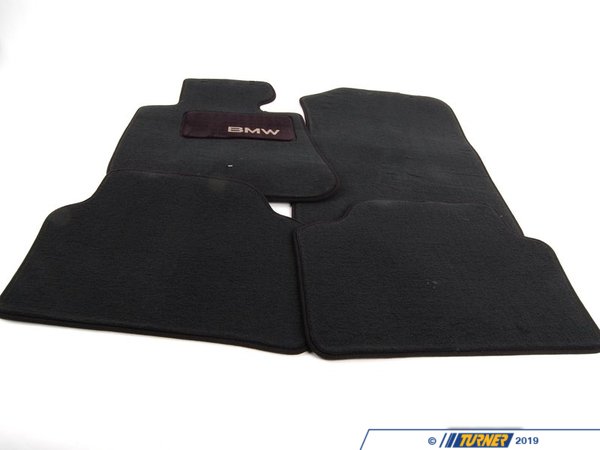 Genuine BMW Genuine BMW Carpeted Floor Mat Set - Black 82112293523