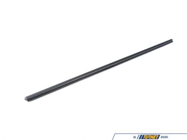 Genuine BMW Channel Cover Outer Door Rear Right - Black Matt - F36 51357310196