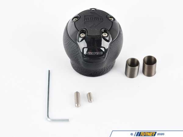 MOMO MOMO Nero Shift Knob - Short MOM-NERBK1-R