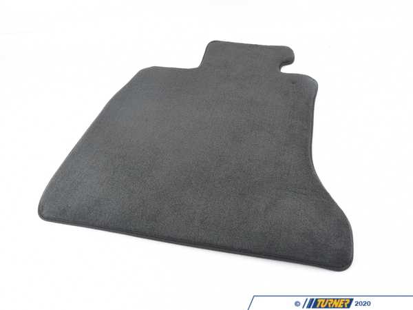 Genuine BMW Floor Mat Velours Driver Side - Anthracite - F01 F02 51477230357