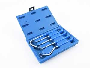 Bav Auto Steel Trim and Upholstery Pry Tool Set - 5 Piece Kit