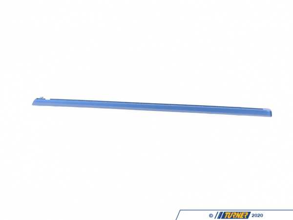Genuine BMW Accent Molding - Front Left - Estoril Blue - F30, F31 51418065961