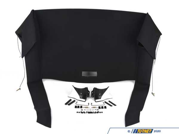 Genuine BMW Headliner - Roof Shell - Center - Black - F33, F83 54377313151