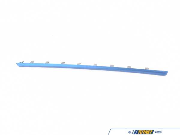 Genuine BMW Accent Molding - Front Right - Estoril Blue - F30, F31 51418065962