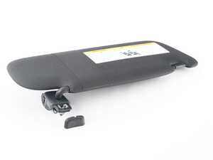 SUN VISOR WITH LABEL