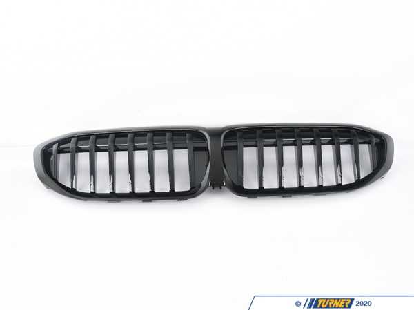Genuine BMW Genuine BMW Front Kidney Grilles - Shadow-Line Black - G20 330i M340i 51138072085