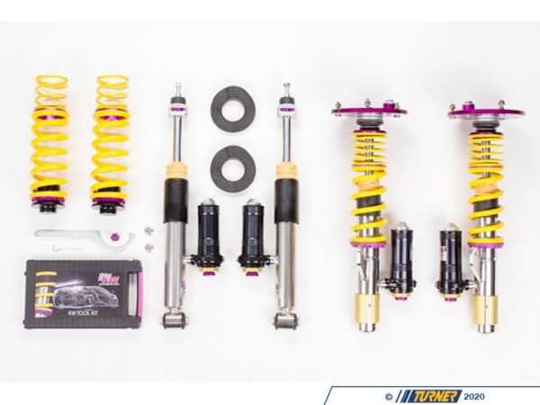 KW Suspension Kw Clubsport Coilovers 3-way adjustable damping - F30 F32 RWD (Pre-01/15 without EDC) 3972020D