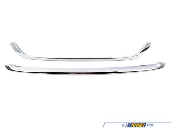 Genuine MINI Upper & Lower Grille Trim Kit - Chrome  51112751624KT