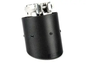 ECS Swivel Exhaust Tip - 3.5" Carbon Fiber - Priced Each