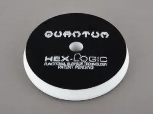 Hex-Logic Quantum Light-Medium Polishing Pad, White (6.5 Inch)