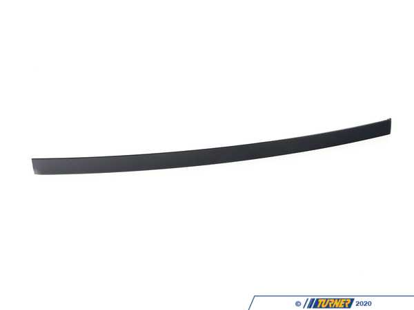 Genuine BMW Genuine BMW Cover, Window Guide Web, Ext - 51347890437 - Gloss Black 51347890437