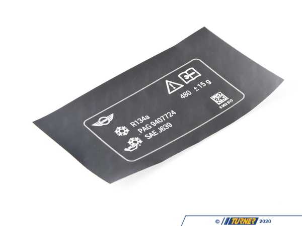 71236992810 - LABEL, COOLANT | Turner Motorsport