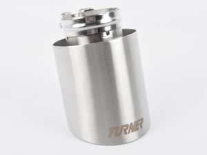 Turner 4" Universal Double Wall Exhaust Tip w/ Brushed Finish