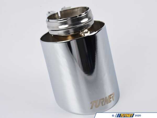 Turner Motorsport Turner 4" Universal Double Wall Exhaust Tip w/ Chrome Finish 026374TMS02-02