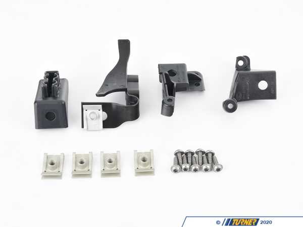 Genuine BMW Headlight Bracket Repair Kit - Left - F07, F10 63127262734