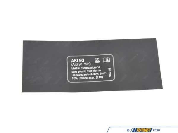 Genuine BMW Genuine BMW Label "Premium Fuel Unleade - 71227850448 71227850448