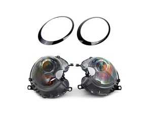 Xenon Headlight Titanium Gray 25 W And Black Line Trim - Set
