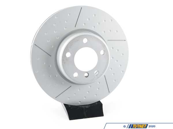 Zimmermann Cross-Drilled & Slotted Brake Rotor 34106797602