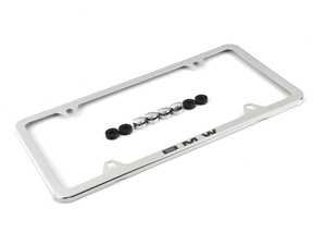 Genuine BMW Laser Slimline Plate - Polis - 82120042709