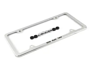 Genuine BMW Laser Slimline Plate - Polis - 82120042709