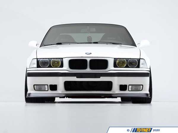 Turner Motorsport LTW-Inspired ABS Front Lip - Matte Black - E36 BMW w/ M3 Front Bumper 28202TMS01