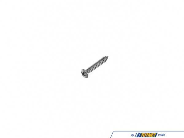 Genuine BMW Genuine BMW Recessed Oval Head Sheet-Metal Screw - 07119902552 - E36 07119902552
