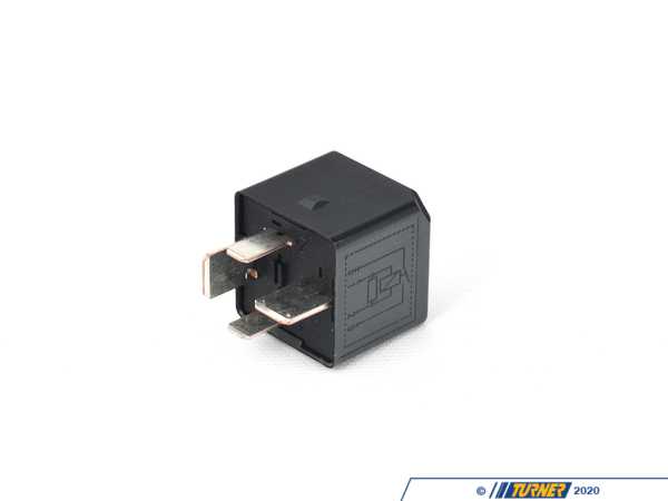 Genuine MINI RELAY, MAKE CONTACT, BLACK 61366901469