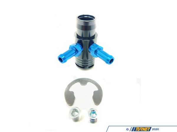 Vargas Turbo Technologies VTT Billet N54/N55 Vacuum/Boost Adapter - Dual Barb Kit N5455VACADAP-DB