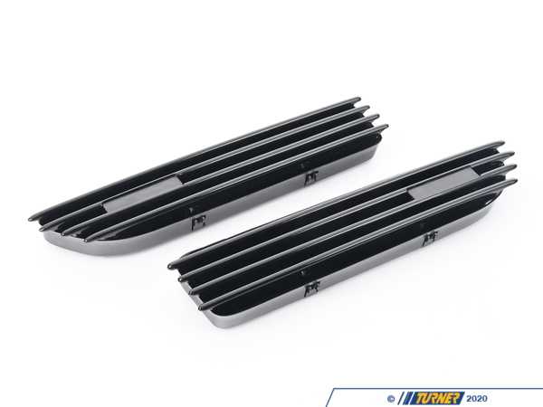 AUTOTECKNIC Gloss Black Fender Blackout Grille Set BM32-M301-BK