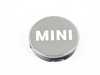 Genuine MINI CENTER CAP - MELTING SILVER 36132467429 View 1