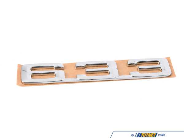 Genuine BMW Genuine BMW Emblem Adhered Rear "633" - 51141920778 51141920778