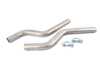 Supersprint MERCEDES R107 SL 450 V8  '71 ->'85 Connecting pipes kit Right - Left 840512 View 1